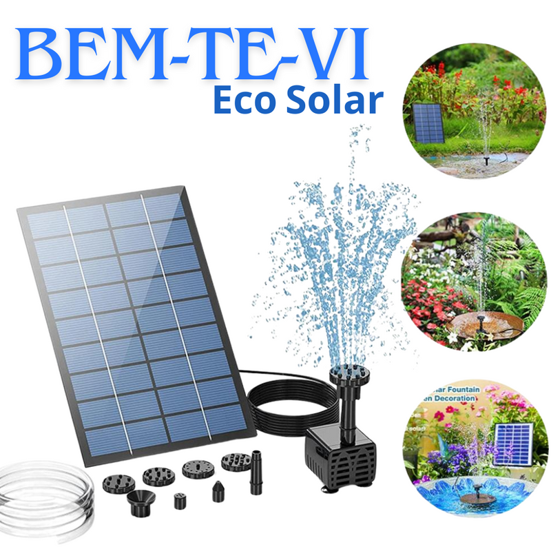 Bem-te-vi Eco Solar - Fonte Solar para Jardim