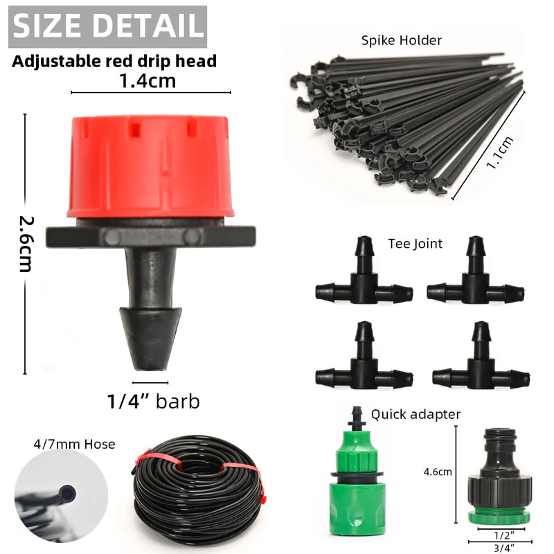 GotaViva Tec - Kit de Rega por Gotejamento para Jardim