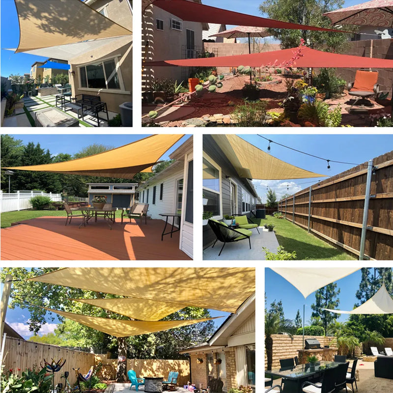 Toldo TriFlex - Proteção UV  + Cordas de Instalação de Brinde