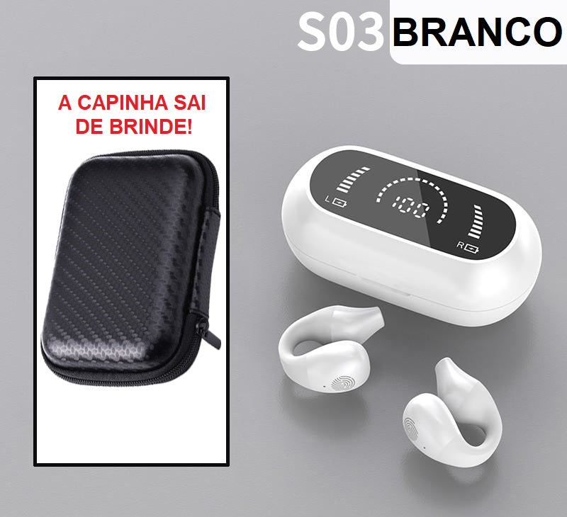 SonicSeal Pro - Fone de Ouvido Sem Fio de Pressão Auricular